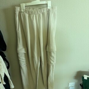 Abercrombie & Fitch Beige Joggers